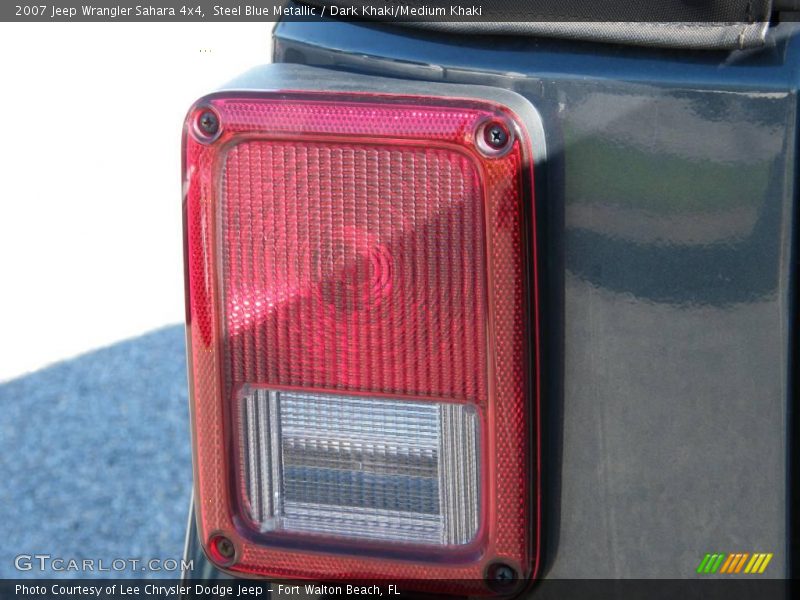 Steel Blue Metallic / Dark Khaki/Medium Khaki 2007 Jeep Wrangler Sahara 4x4