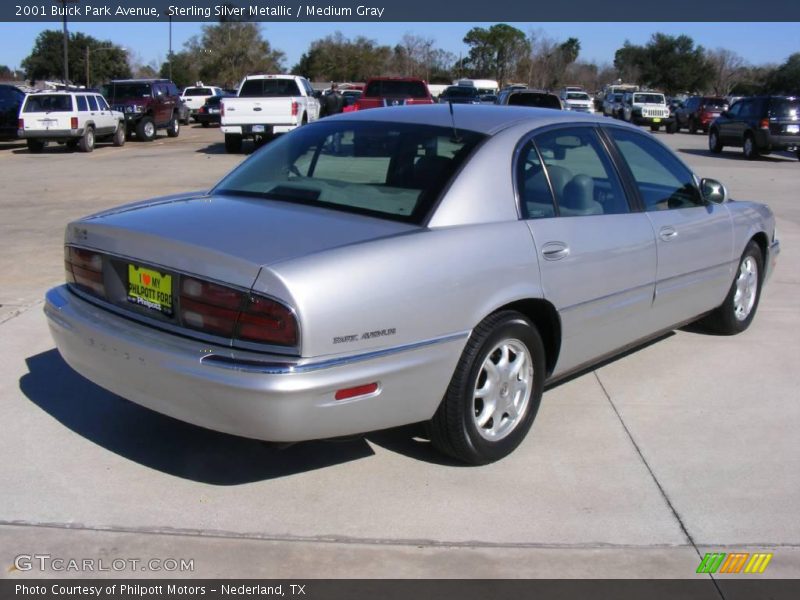 Sterling Silver Metallic / Medium Gray 2001 Buick Park Avenue