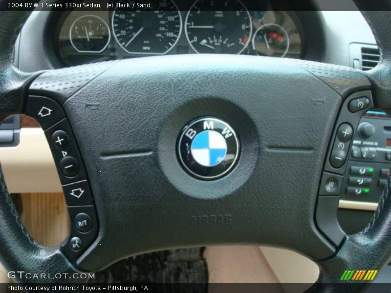 Jet Black / Sand 2004 BMW 3 Series 330xi Sedan