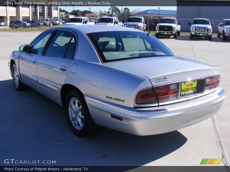 Sterling Silver Metallic / Medium Gray 2001 Buick Park Avenue