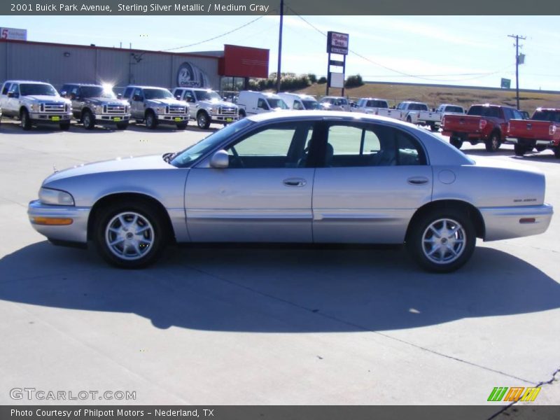 Sterling Silver Metallic / Medium Gray 2001 Buick Park Avenue