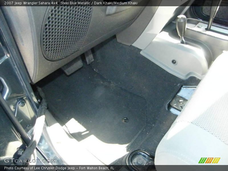 Steel Blue Metallic / Dark Khaki/Medium Khaki 2007 Jeep Wrangler Sahara 4x4
