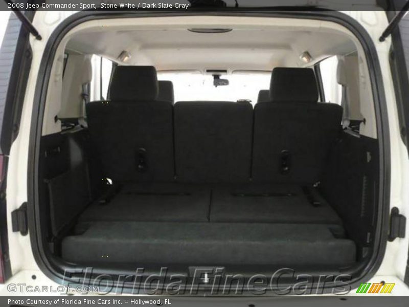 Stone White / Dark Slate Gray 2008 Jeep Commander Sport