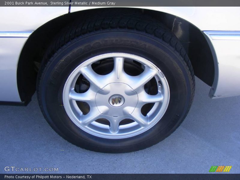 Sterling Silver Metallic / Medium Gray 2001 Buick Park Avenue