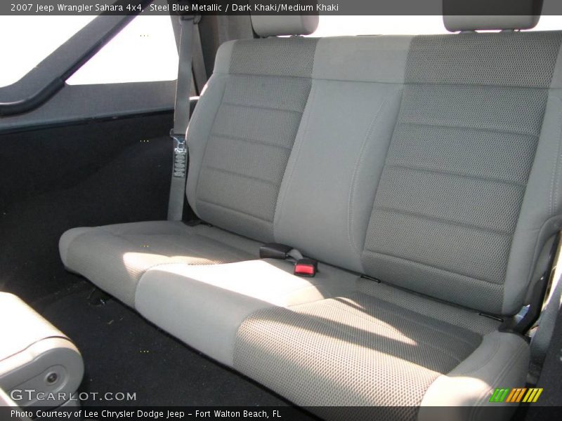 Steel Blue Metallic / Dark Khaki/Medium Khaki 2007 Jeep Wrangler Sahara 4x4