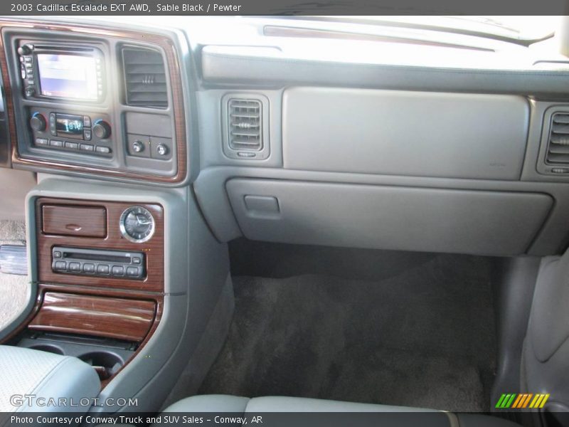 Sable Black / Pewter 2003 Cadillac Escalade EXT AWD