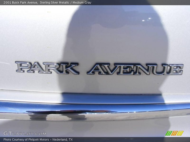 Sterling Silver Metallic / Medium Gray 2001 Buick Park Avenue