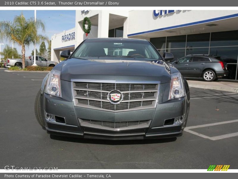 Thunder Gray ChromaFlair / Ebony 2010 Cadillac CTS 3.6 Sedan