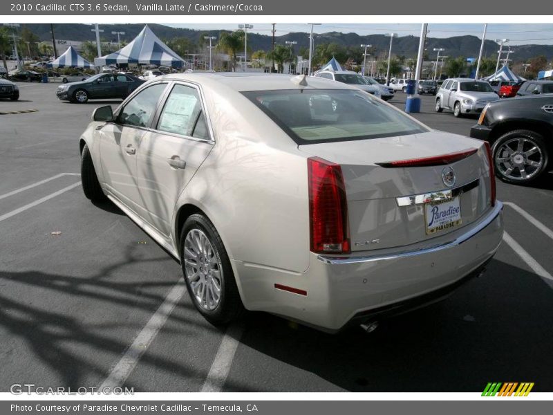 Vanilla Latte / Cashmere/Cocoa 2010 Cadillac CTS 3.6 Sedan