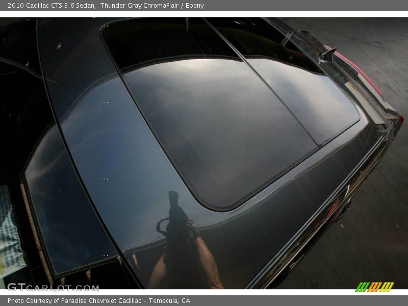 Thunder Gray ChromaFlair / Ebony 2010 Cadillac CTS 3.6 Sedan