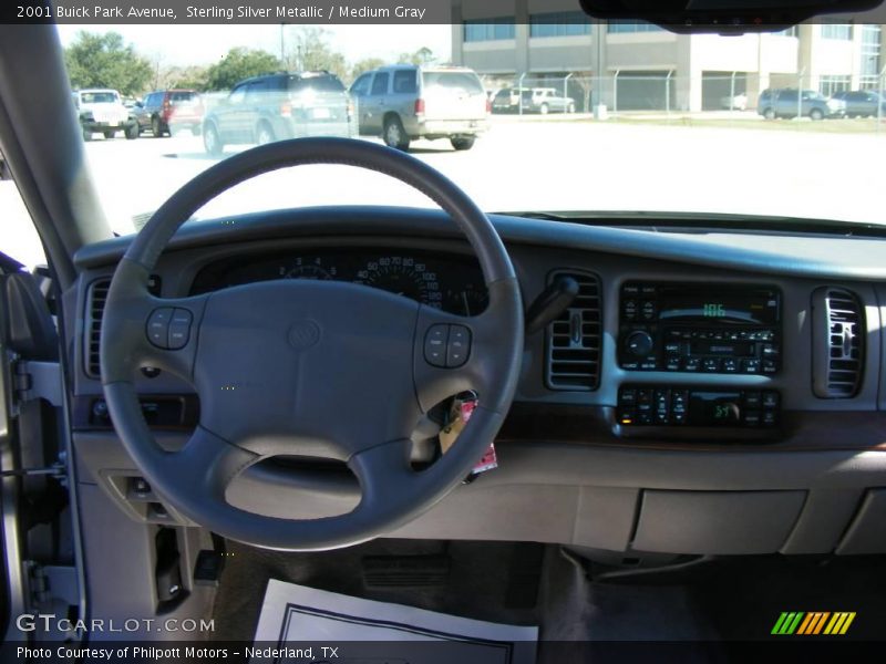 Sterling Silver Metallic / Medium Gray 2001 Buick Park Avenue