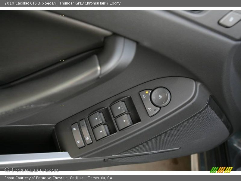 Thunder Gray ChromaFlair / Ebony 2010 Cadillac CTS 3.6 Sedan