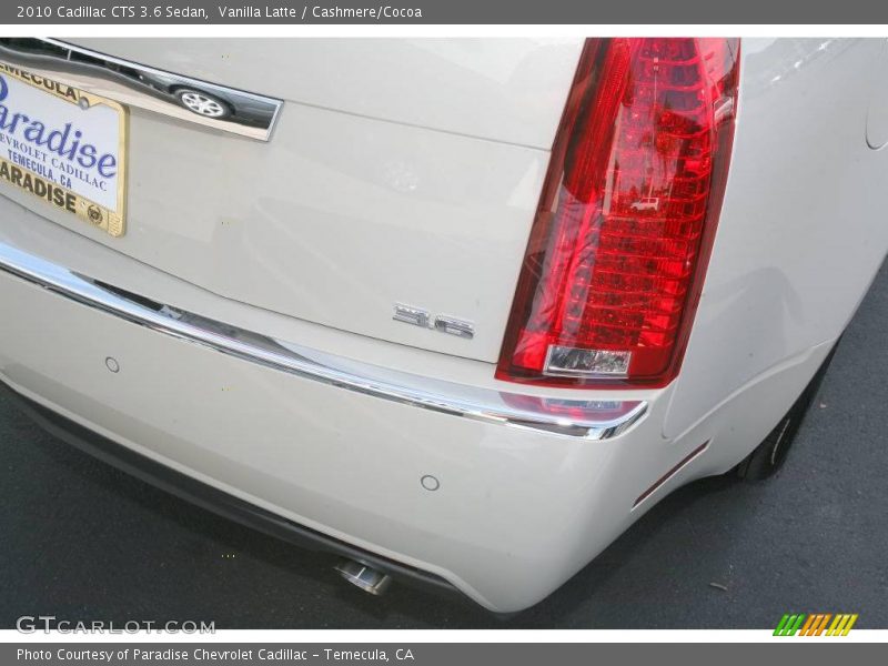Vanilla Latte / Cashmere/Cocoa 2010 Cadillac CTS 3.6 Sedan
