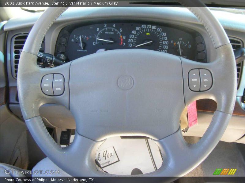 Sterling Silver Metallic / Medium Gray 2001 Buick Park Avenue