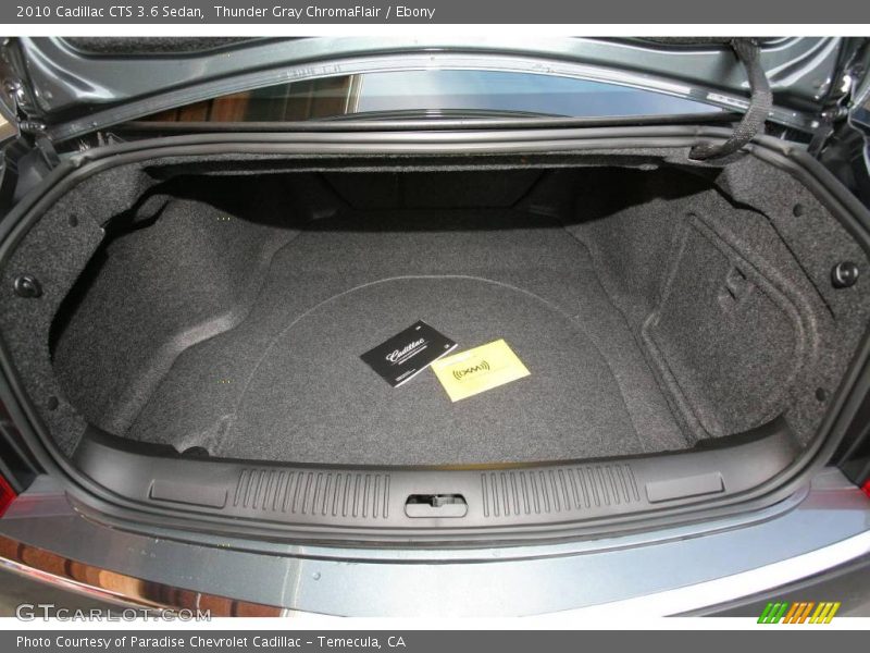 Thunder Gray ChromaFlair / Ebony 2010 Cadillac CTS 3.6 Sedan