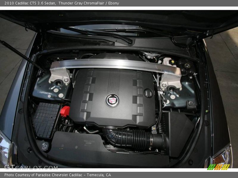 Thunder Gray ChromaFlair / Ebony 2010 Cadillac CTS 3.6 Sedan