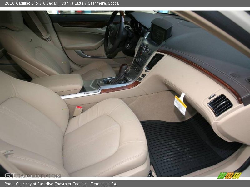 Vanilla Latte / Cashmere/Cocoa 2010 Cadillac CTS 3.6 Sedan