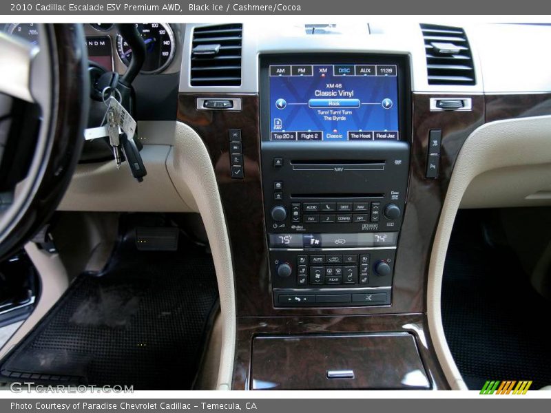 Black Ice / Cashmere/Cocoa 2010 Cadillac Escalade ESV Premium AWD