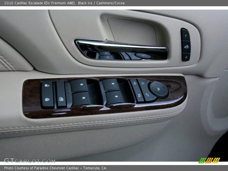 Black Ice / Cashmere/Cocoa 2010 Cadillac Escalade ESV Premium AWD