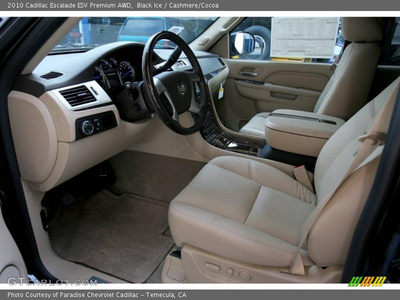 Black Ice / Cashmere/Cocoa 2010 Cadillac Escalade ESV Premium AWD