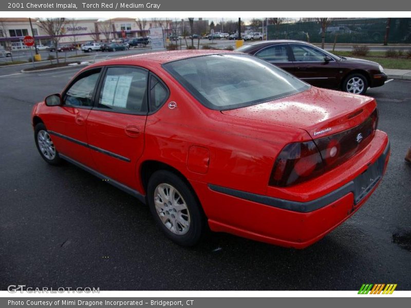 Torch Red / Medium Gray 2001 Chevrolet Impala