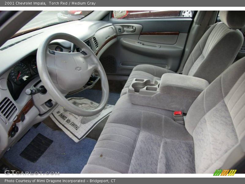 Torch Red / Medium Gray 2001 Chevrolet Impala