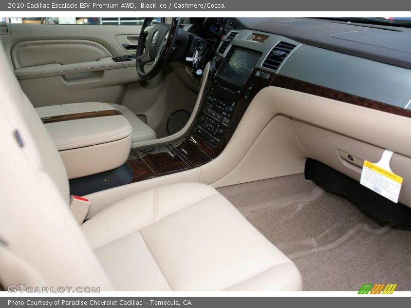 Black Ice / Cashmere/Cocoa 2010 Cadillac Escalade ESV Premium AWD