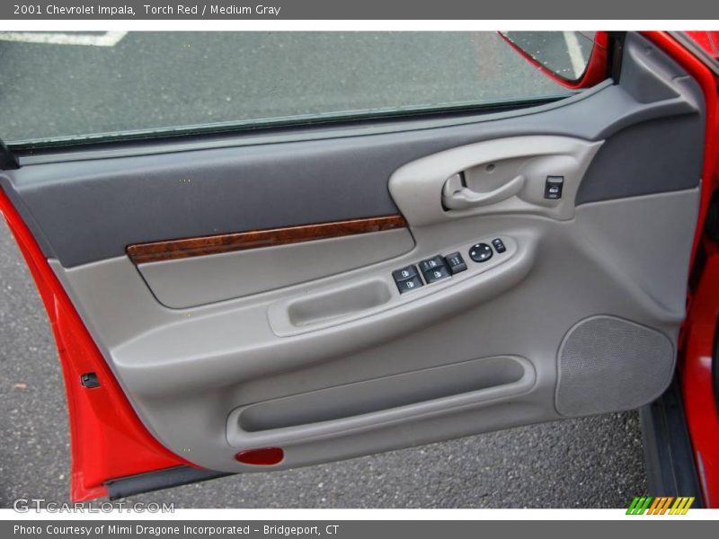 Torch Red / Medium Gray 2001 Chevrolet Impala
