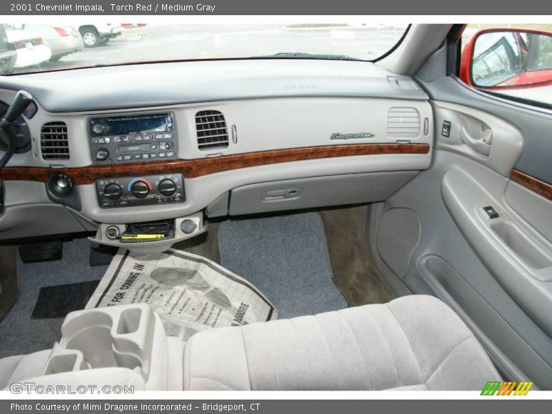Torch Red / Medium Gray 2001 Chevrolet Impala