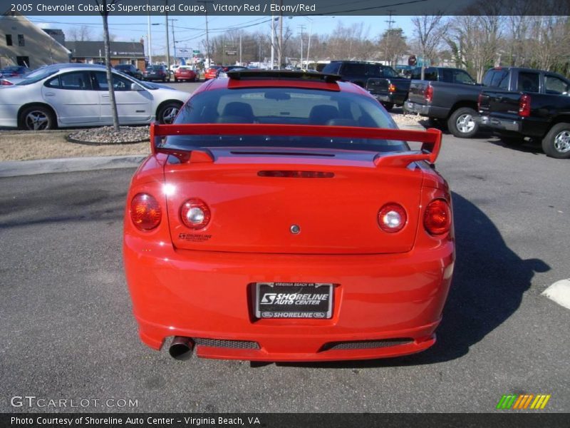 Victory Red / Ebony/Red 2005 Chevrolet Cobalt SS Supercharged Coupe