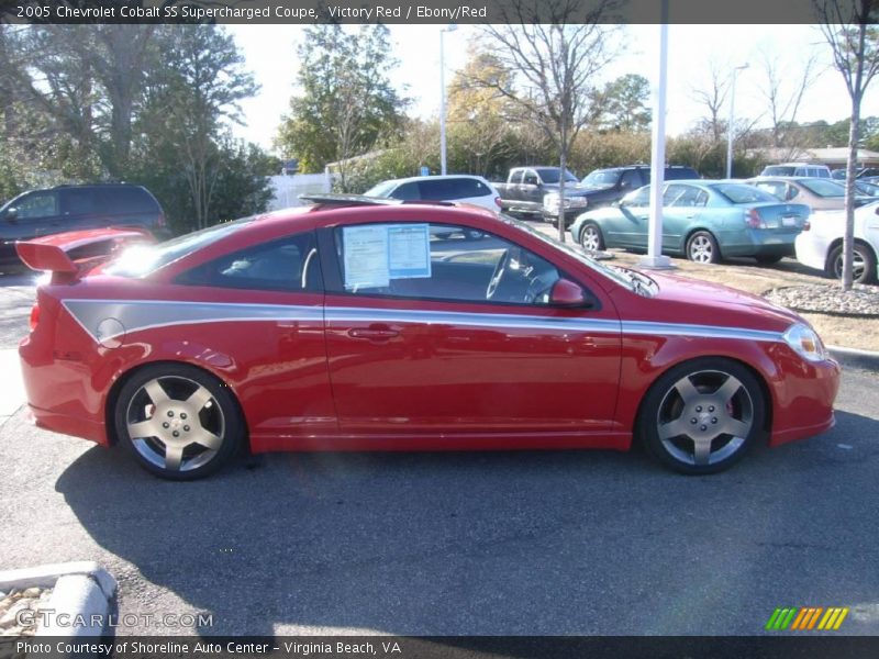 Victory Red / Ebony/Red 2005 Chevrolet Cobalt SS Supercharged Coupe