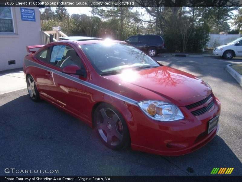 Victory Red / Ebony/Red 2005 Chevrolet Cobalt SS Supercharged Coupe