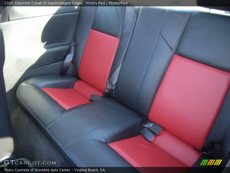 Victory Red / Ebony/Red 2005 Chevrolet Cobalt SS Supercharged Coupe