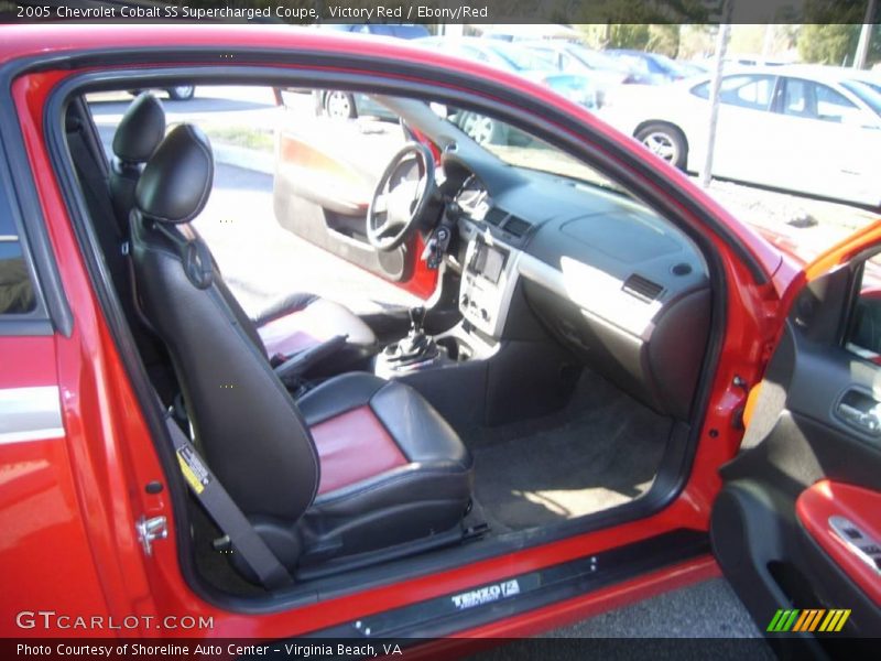 Victory Red / Ebony/Red 2005 Chevrolet Cobalt SS Supercharged Coupe