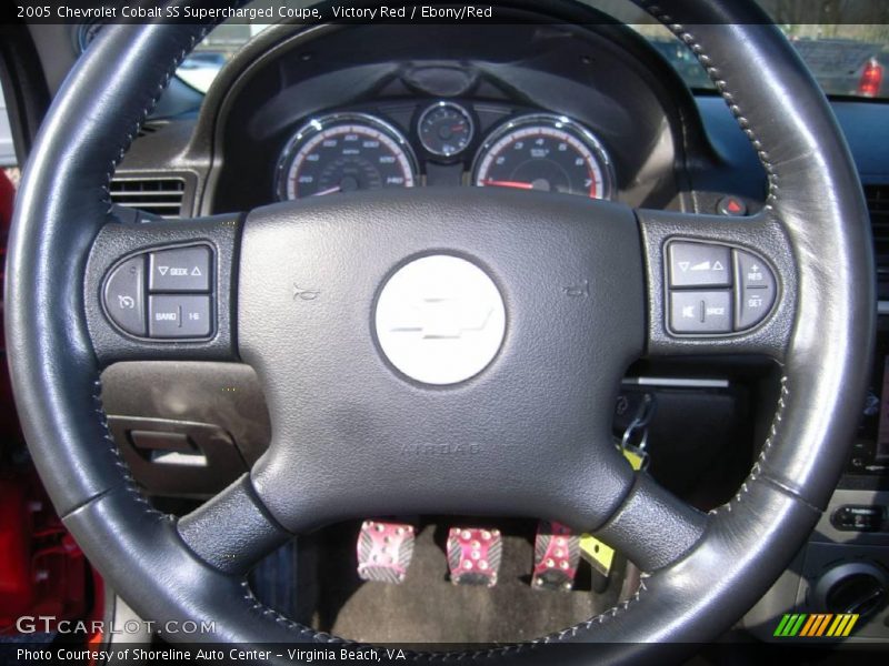 Victory Red / Ebony/Red 2005 Chevrolet Cobalt SS Supercharged Coupe
