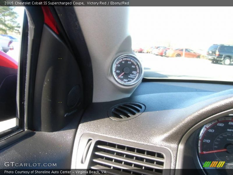 Victory Red / Ebony/Red 2005 Chevrolet Cobalt SS Supercharged Coupe