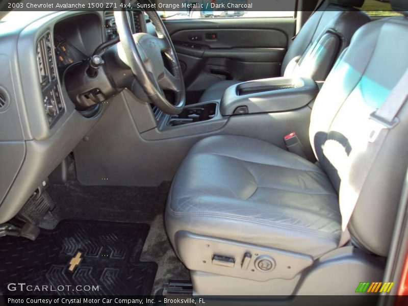 Sunset Orange Metallic / Dark Charcoal 2003 Chevrolet Avalanche 1500 Z71 4x4