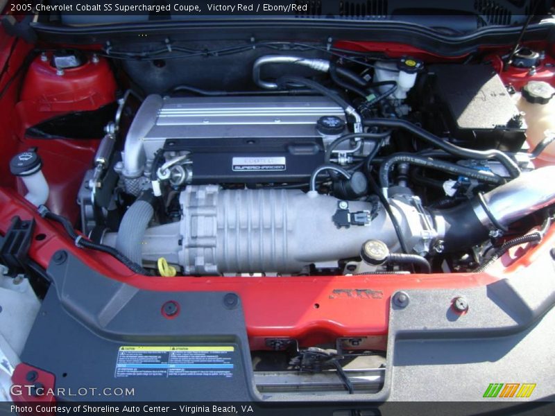 Victory Red / Ebony/Red 2005 Chevrolet Cobalt SS Supercharged Coupe
