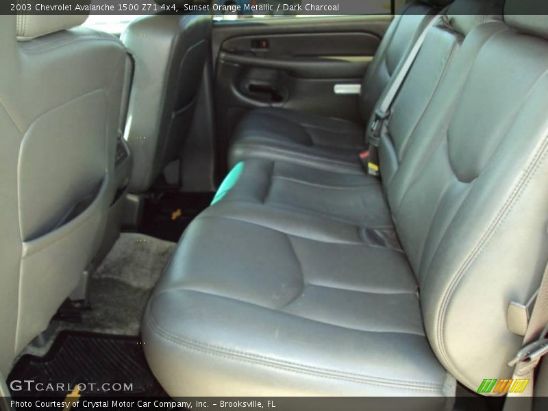 Sunset Orange Metallic / Dark Charcoal 2003 Chevrolet Avalanche 1500 Z71 4x4