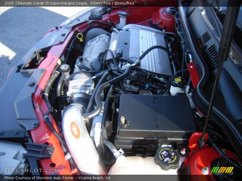 Victory Red / Ebony/Red 2005 Chevrolet Cobalt SS Supercharged Coupe