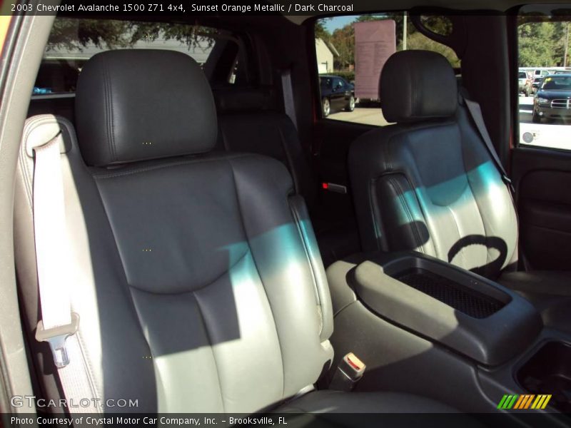 Sunset Orange Metallic / Dark Charcoal 2003 Chevrolet Avalanche 1500 Z71 4x4