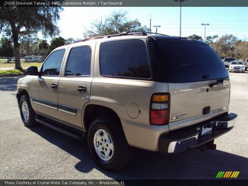 Sandstone Metallic / Tan/Neutral 2006 Chevrolet Tahoe LS 4WD