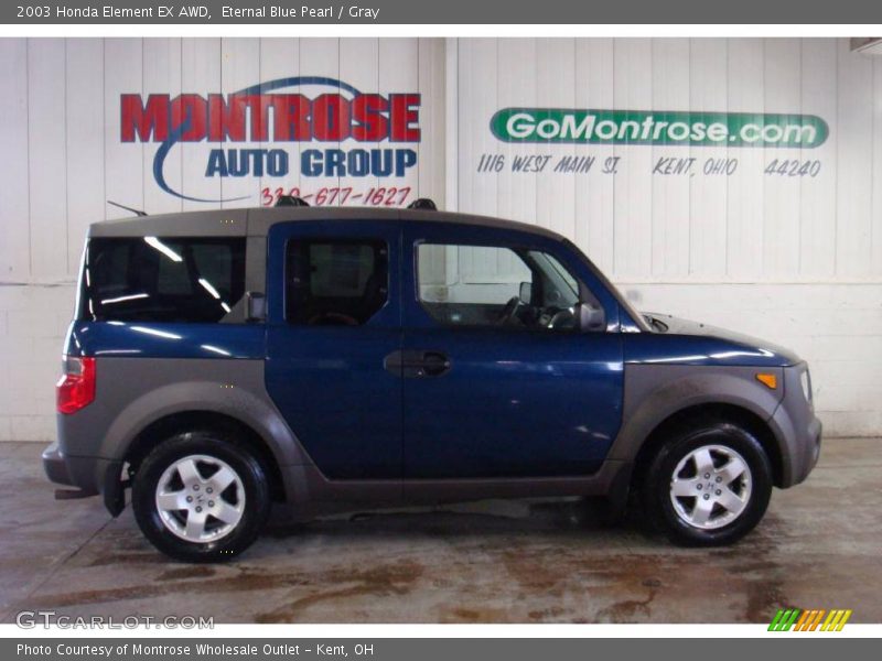 Eternal Blue Pearl / Gray 2003 Honda Element EX AWD