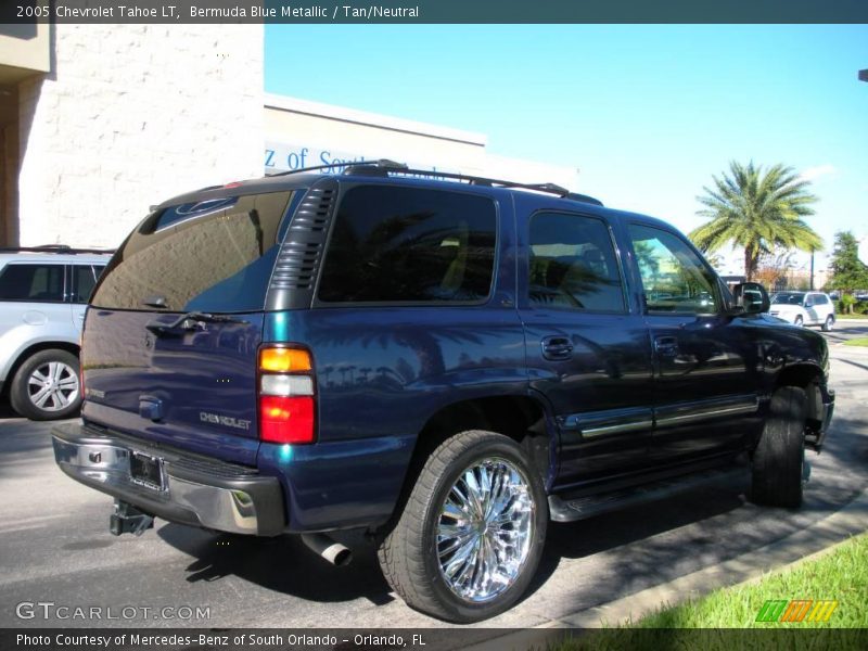Bermuda Blue Metallic / Tan/Neutral 2005 Chevrolet Tahoe LT