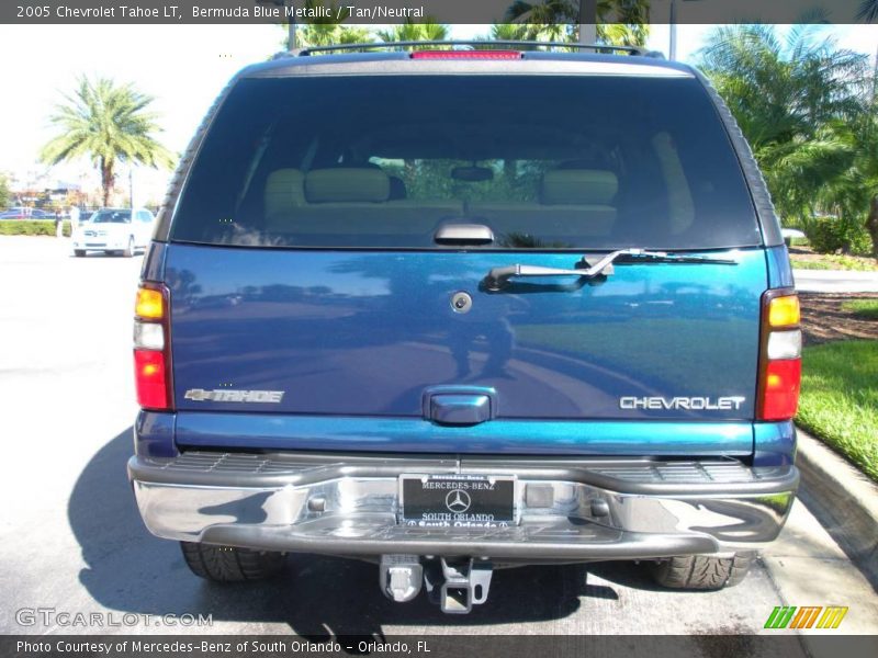 Bermuda Blue Metallic / Tan/Neutral 2005 Chevrolet Tahoe LT