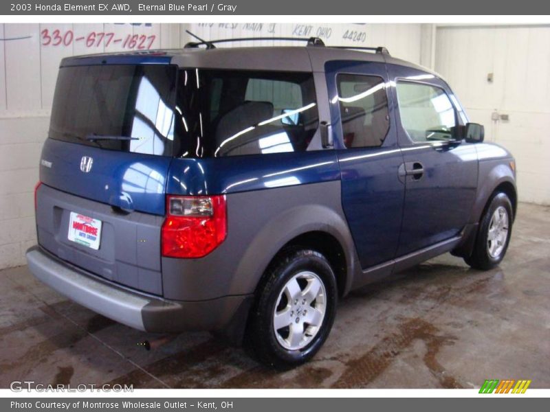 Eternal Blue Pearl / Gray 2003 Honda Element EX AWD
