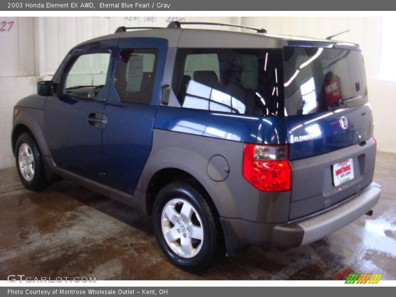 Eternal Blue Pearl / Gray 2003 Honda Element EX AWD