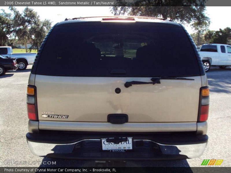 Sandstone Metallic / Tan/Neutral 2006 Chevrolet Tahoe LS 4WD