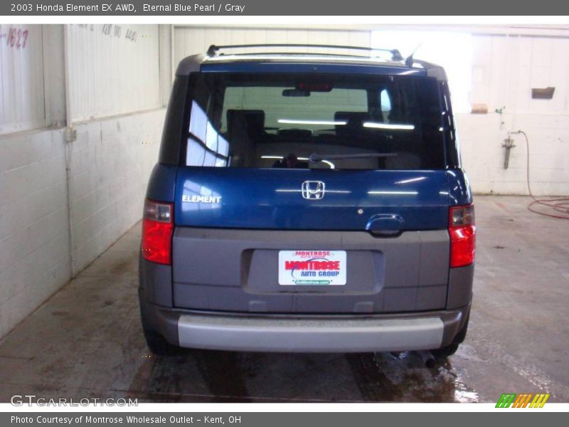 Eternal Blue Pearl / Gray 2003 Honda Element EX AWD