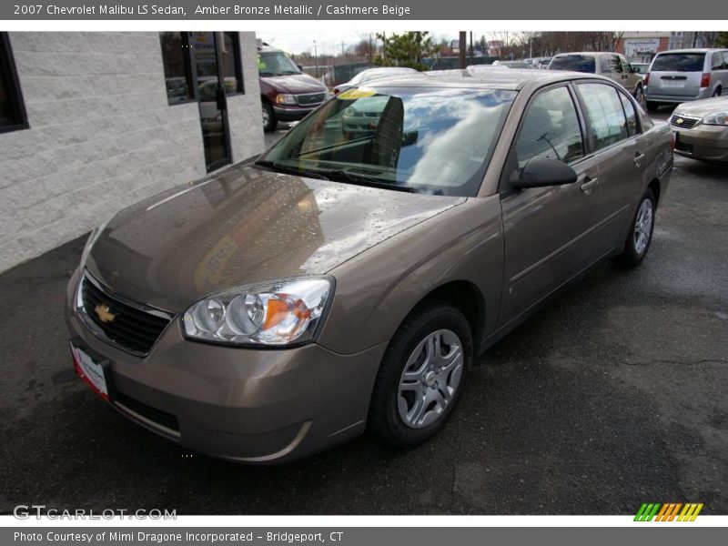Amber Bronze Metallic / Cashmere Beige 2007 Chevrolet Malibu LS Sedan